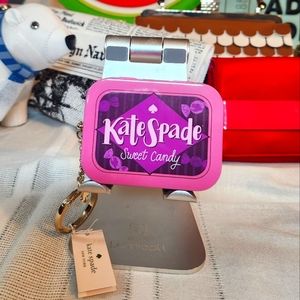 Kate spade sweet candy tin keychain